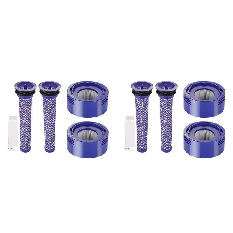 Сменный фильтр для пылесоса ABZA-2X для Dyson V7 V8, постмоторный фильтр и предварительные фильтры HEPA, набор сменных фильтров