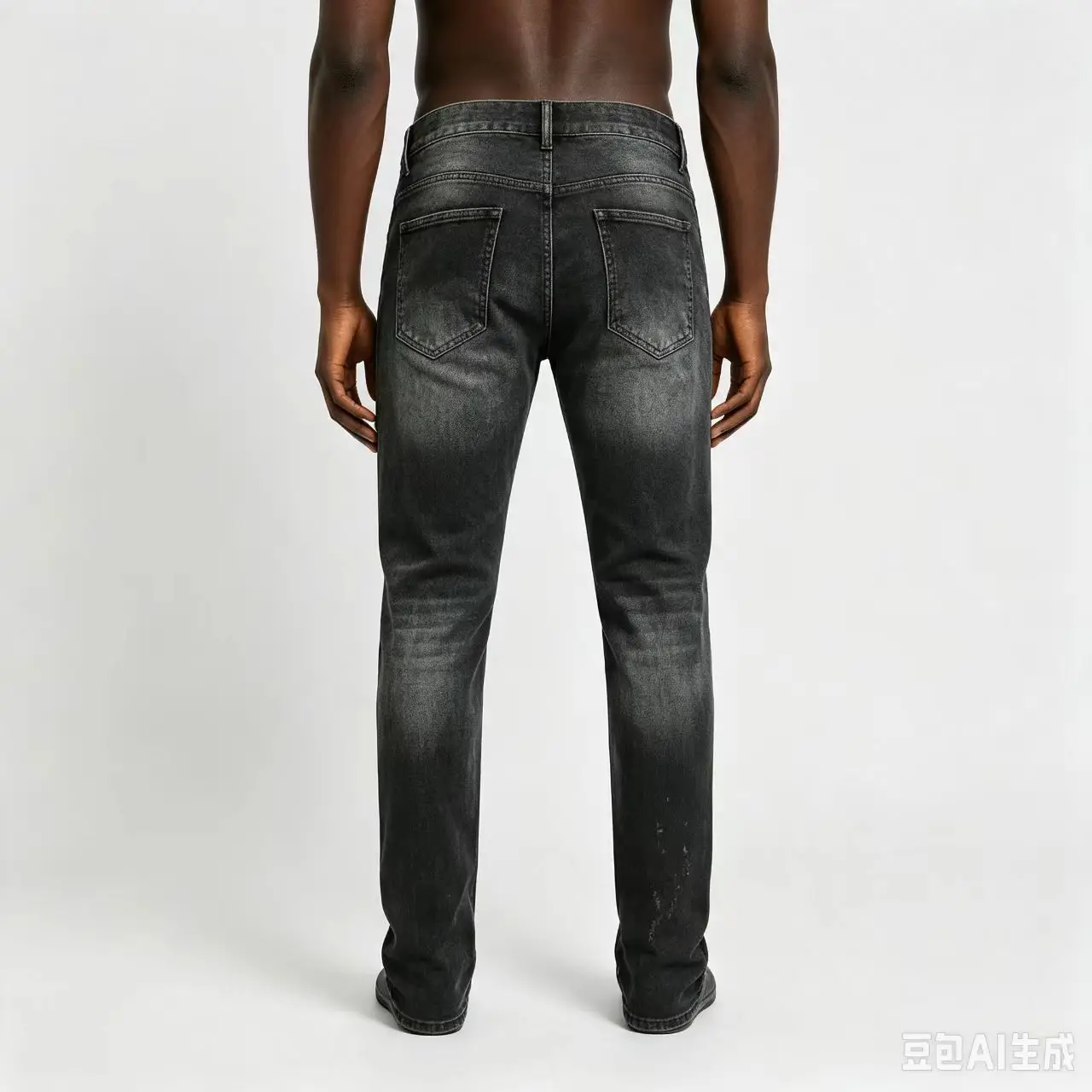 Y2KMen's Street Fashion Stretch Slim Fit Jeans Graffiti Print Black/Gray Retro Hip-Hop Brand Pants for Hombre