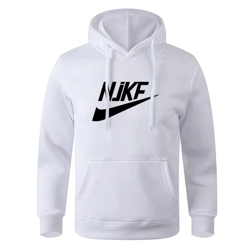 2025 European and American fashion fleece printed men's and women's hooded sweatshirt, casual multifunctional sports hooded swea