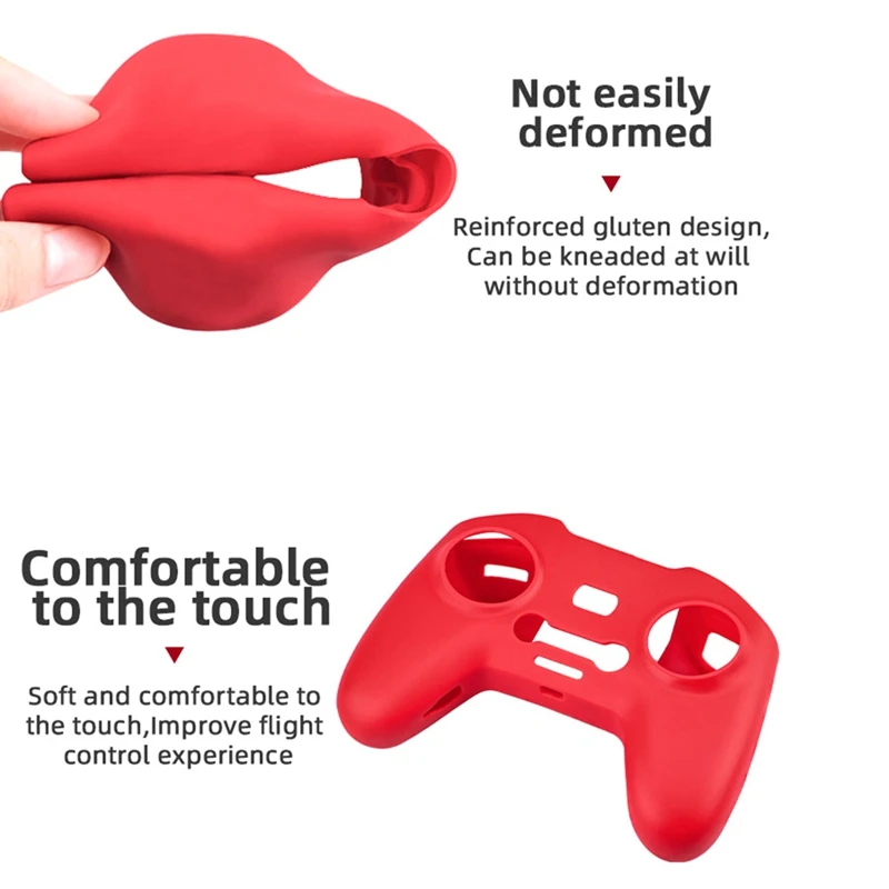 Funda de silicona para Control remoto Avata, funda protectora para Dron, Correa colgante para FPV Combo