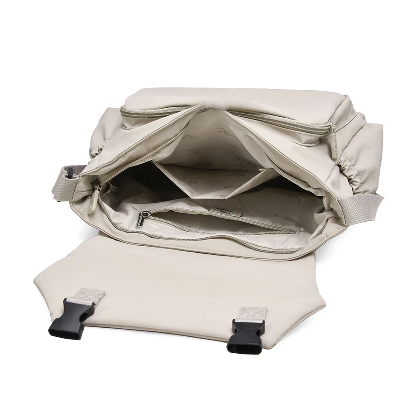 حقيبة كروس كاجوال من النايلون على طراز Preppy للنساء، حقائب كتف بحزام، سعة كبيرة، حقيبة سفر محايدة، محافظ للأولاد