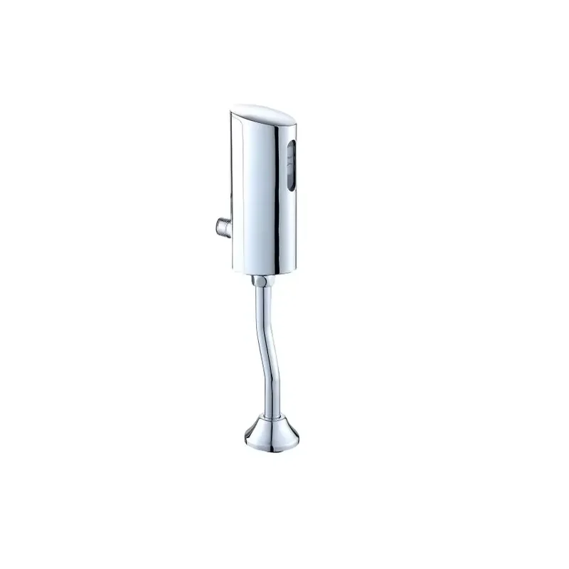 Automatic Brass Body ABS Chrome Plated Housing DC Induction Bathroom Urinal Exposed Valve