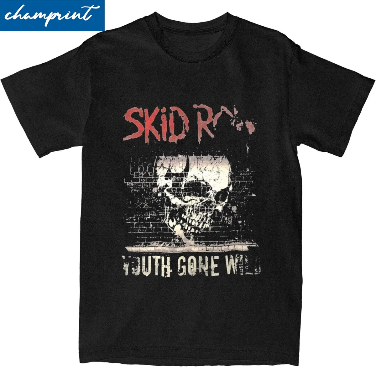 Skid Row Heavy Meta Band T Shirts Men Women's Pure Cotton Novelty T-Shirt Youth Gone Wild Tee Shirt Short Sleeve Tops Plus Size