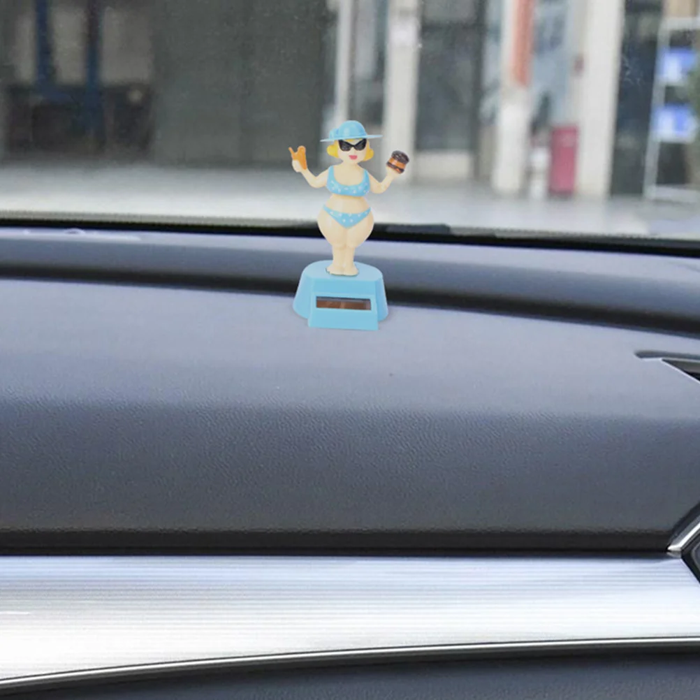 

2pcs Car Miniature Beauty Plastic Dashboard Female Office Home Indoor Decor Cartoon Ornament Vehicle Mounted Accessories Diy