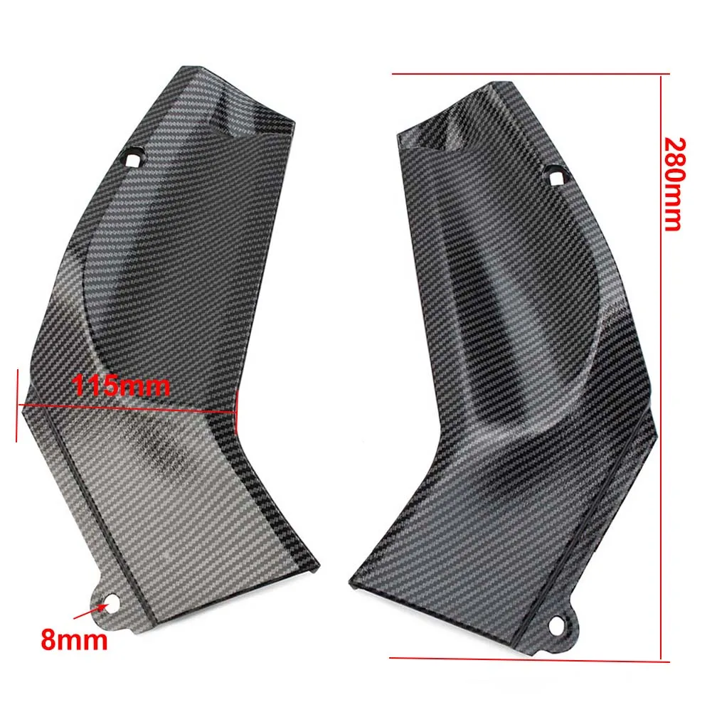 1Pair Motorcycle Side Air Duct Cover Fairing Insert Cover Carbon Fiber For Yamaha YZF R1 1998 1999 2000 2001