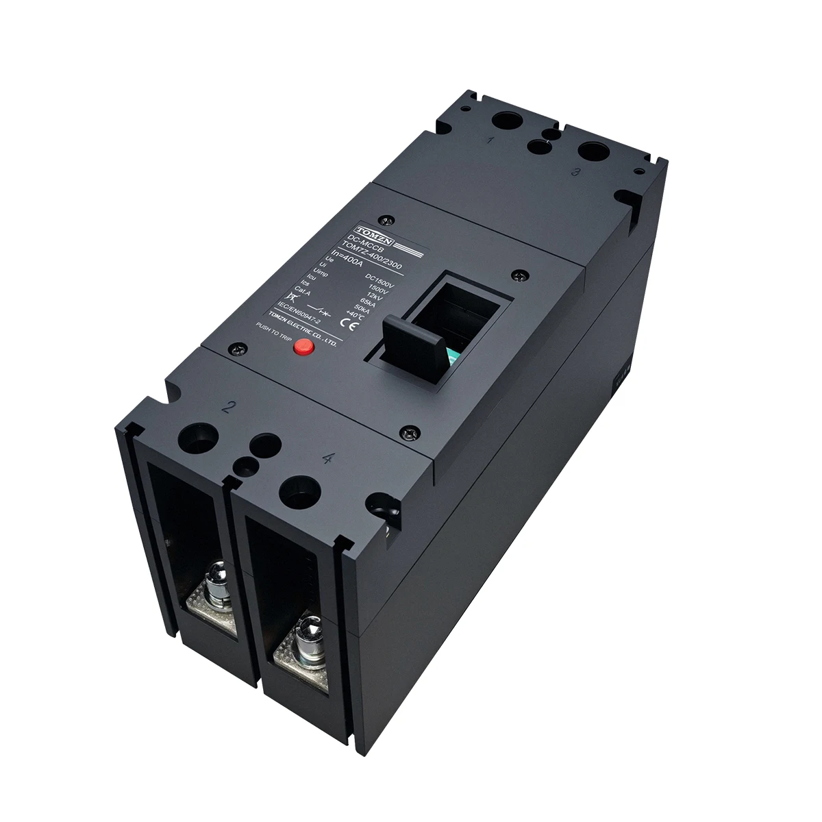 2P DC MCCB 1500V 300A 400A High-Current Molded Case Circuit Breaker Overload Protection Switch Protect for Solar Photovoltaic PV