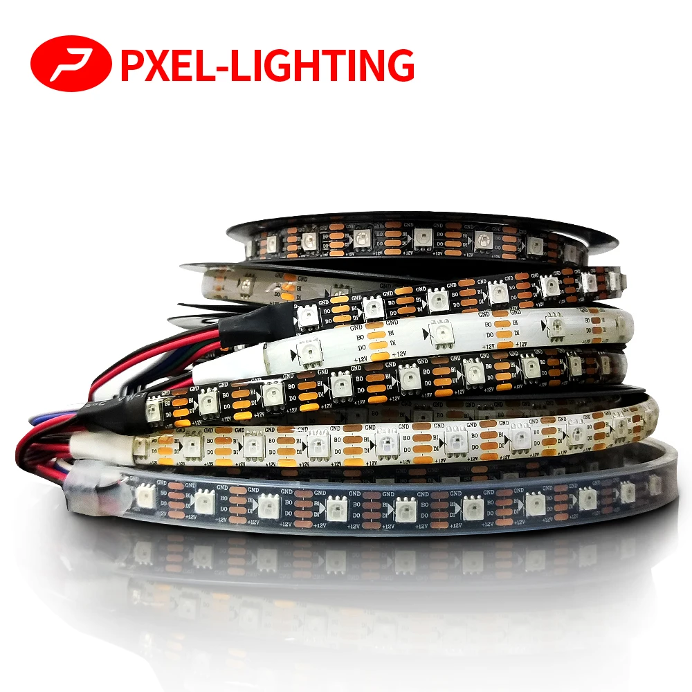 WS2815 (WS2812B WS2813 updated) RGB LED Pixels Strip Light Individually Addressable LED Dual-Signal 30/60/100/144 Leds/m