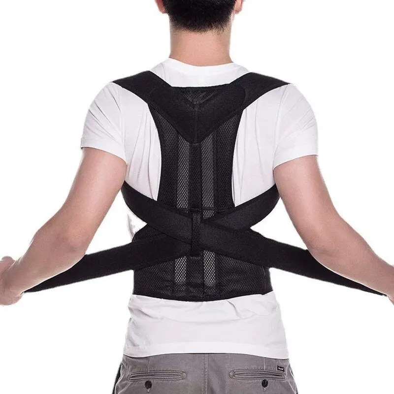 1PC Humpback Correction Sports Adult Back Correction Strap Spine Correction Anti-hunchback Fixed Back Correction Belt For Adult