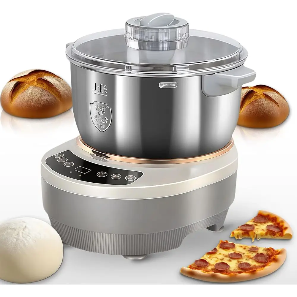 

7L Electric Pizza & Bread Dough Maker - Heavy Duty Kneading Machine for Homemade Pizza, Bread, and Dumplings