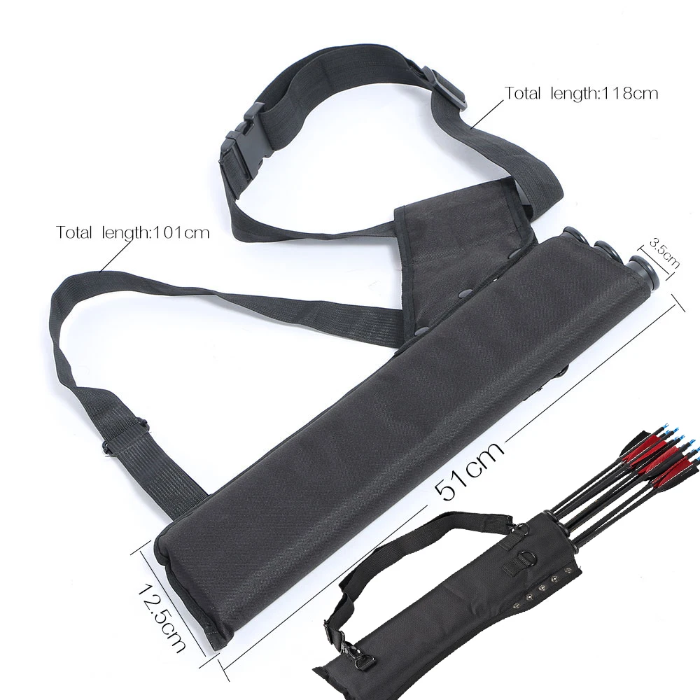 

Archery Quiver Bag Shoulder Canvas Material is Breathable Straps or Waist Spans for Outdoor Archery Hunting Shooting