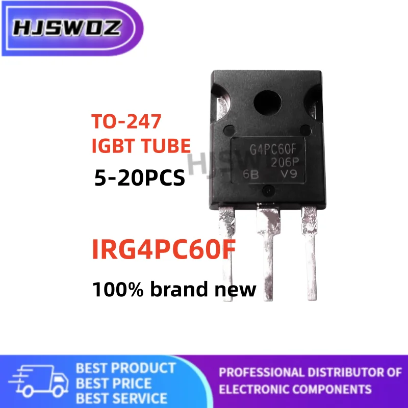 5Pcs-20Pcs IRG4PC60F G4PC60F TO-247 IGBT power tube for Switching applications NEW