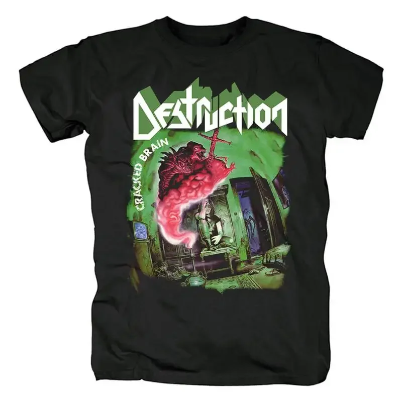 Destruction Band Black T Shirt Cotton Full Size S 5XL UR756