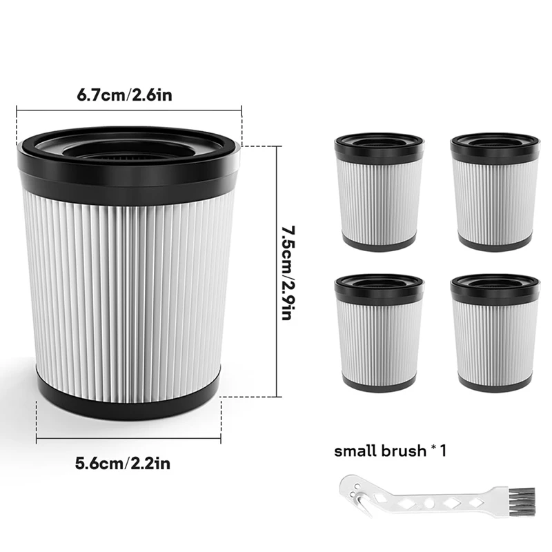 ABBK-HEPA Filter Compatiable For Fabuletta FSV101 & FSV001, Lubluelu 202, Girnoor G160 & G165, Afoddon A300, Oraimo OSV-102