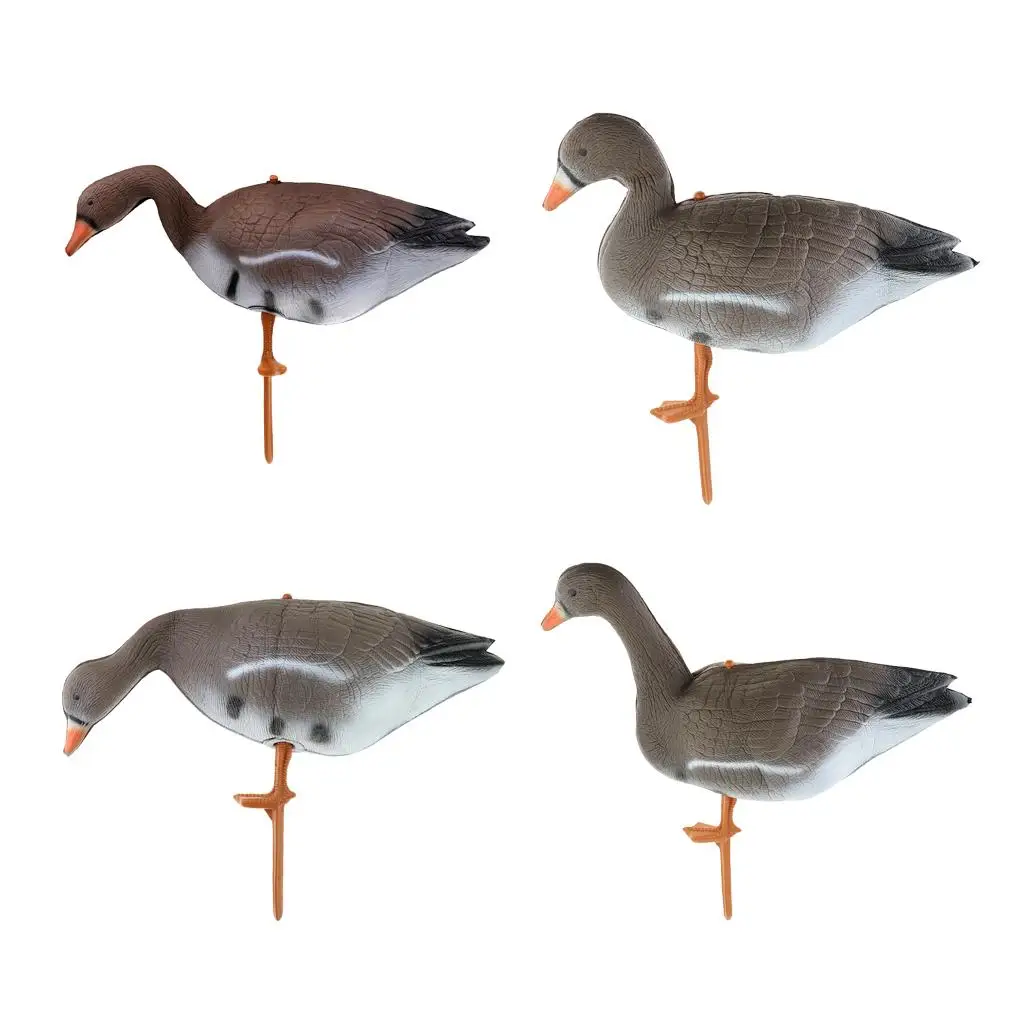 Collapsible Turkey Goose Decoy XPE Material Simulation Hunting Trap Wild Bird Scarecrow for Outdoor Field - view 3