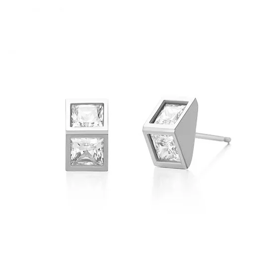 925 Sterling Silver Stud Earrings Fashion Forward Pure Silver Ear Accessories Perfect for Adding a Touch of Glam to Any Outfit