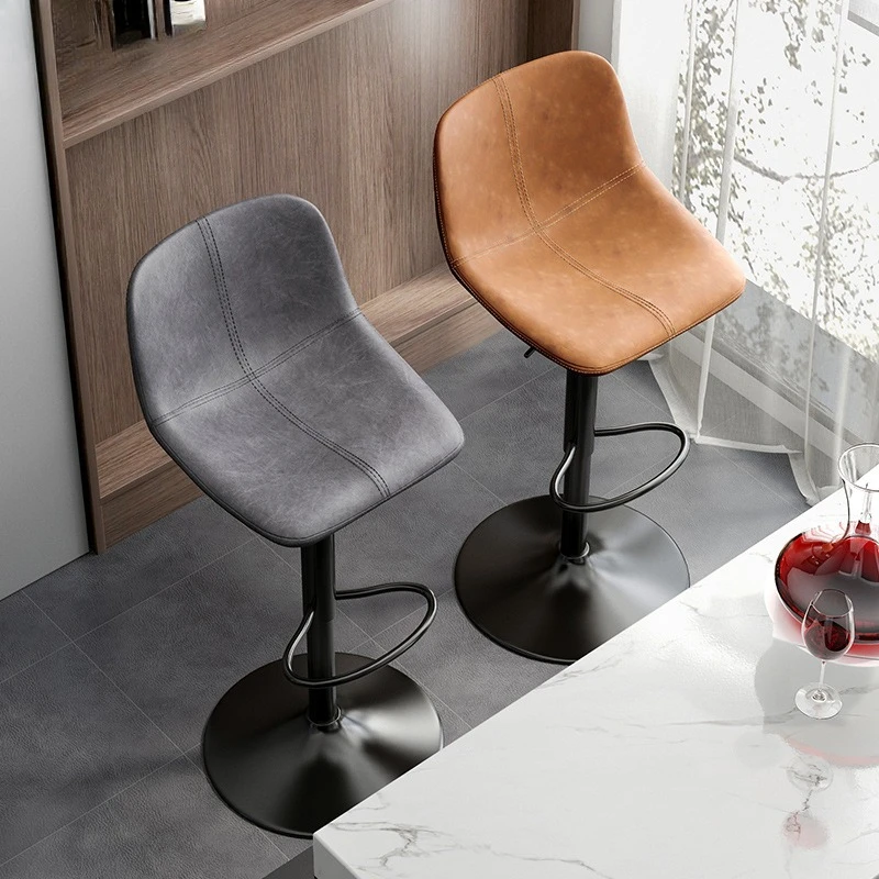 

Bar Chair Household High Stool Light Luxury Checkout Page High Chair Lift Stool Front Desk Bar Stool Commercial Bar Chair