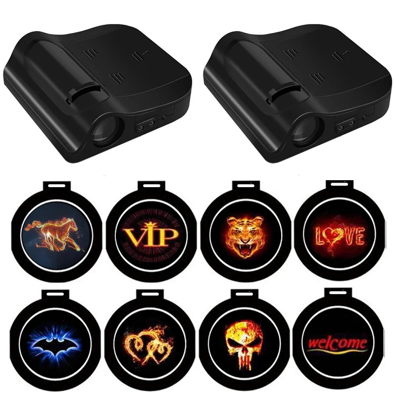 KAKKOII 2 pcs Car Door Lights,Car Door Led Projector Lamp...