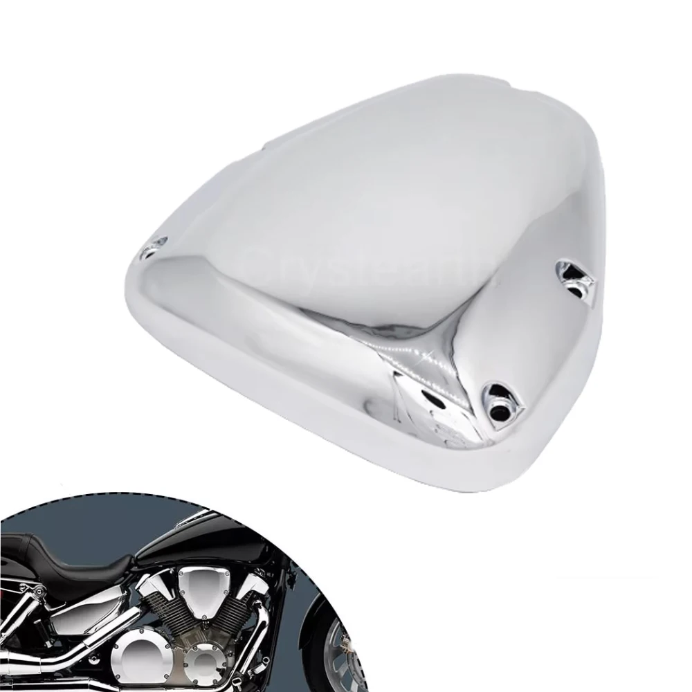 For Honda VTX1300 VTX1800 VTX 1300 1800 2003 2004 2005 2006 2007 2008 Chrome Air Filter Cover Air Cleaner Intake Case Cover Cap