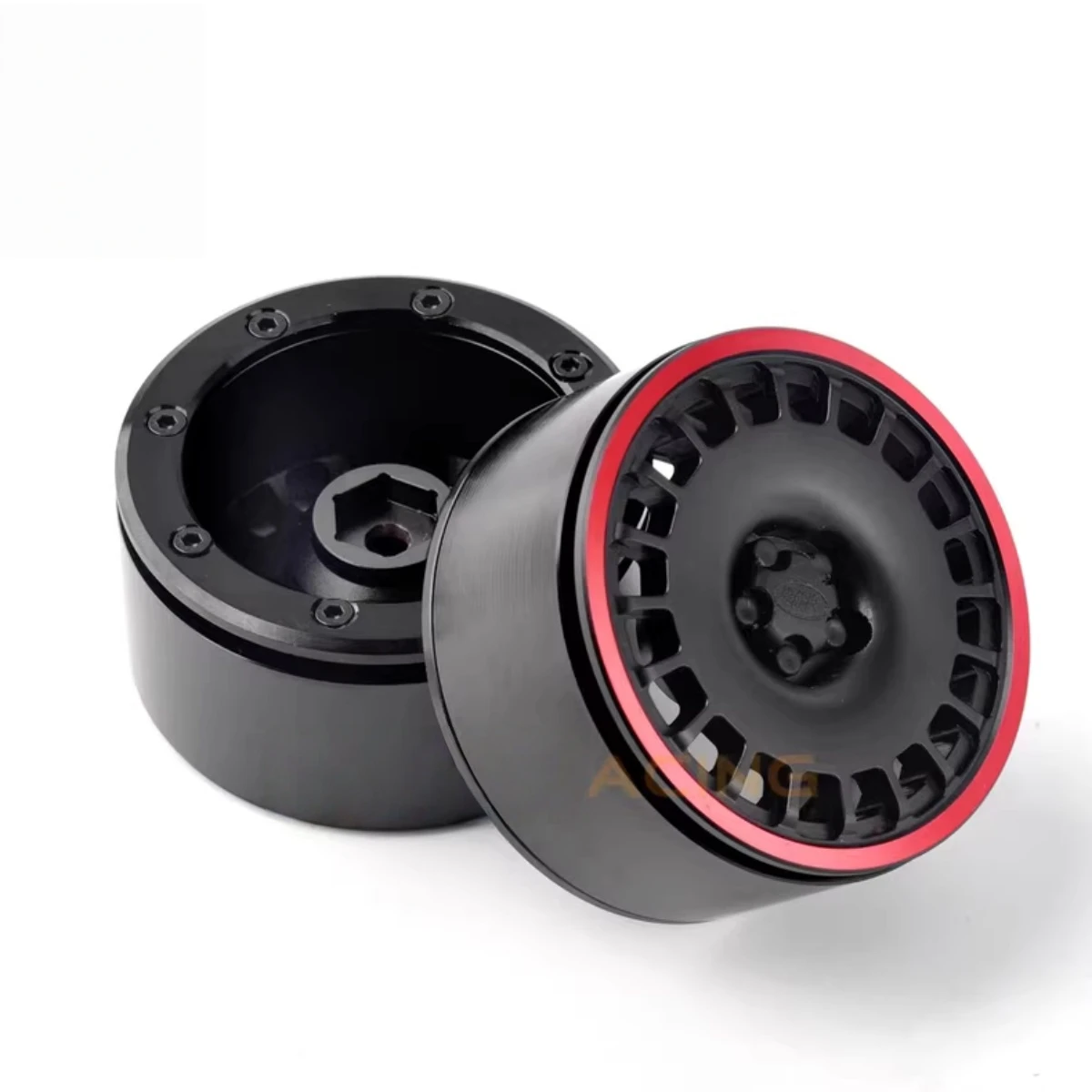 

2.2 Inch Beadlock Wheels (2pcs) fit TRX6 G63 for 1/10 scale RC Crawler Car toys Upgrade parts