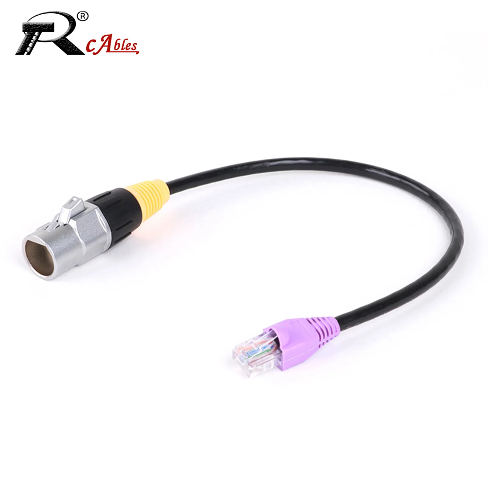 

1PC CAT6 Stage Ethercon RJ45 8P8C UTP Cable High Speed Cord Both Ends with Unshielded Zinc Alloy Button Connectors 0.3M-100M