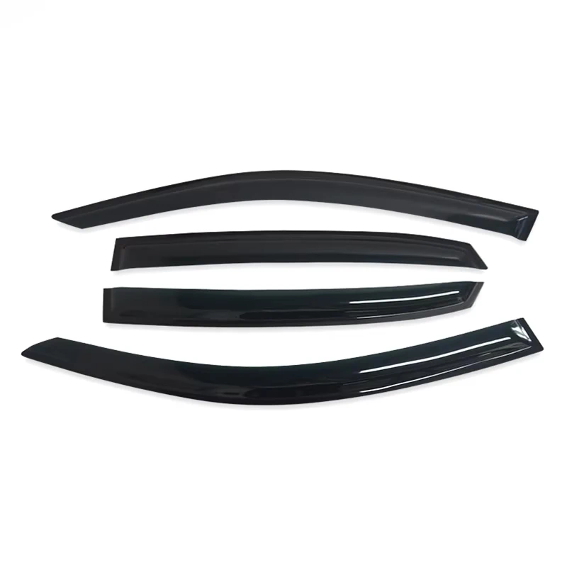 For Honda Civic Hatchback 10th Gen 2016 2017 2018 2019 2020 2021 Acrylic Black Car Window Rain Guard Sun Visor Cover Shield view 2