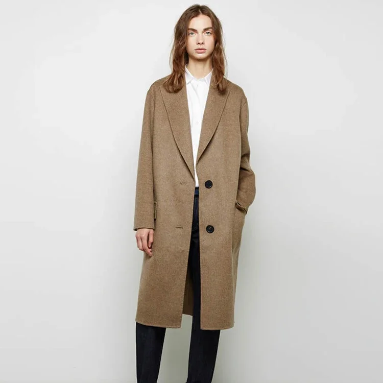 High Quality New Winter Women's Coat Casual Ladies Woolen Jackets Cashmere Overcoat