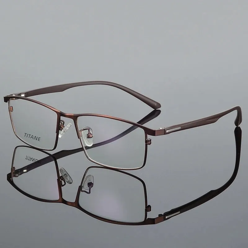Afbeelding 4: CLEAR Progressieve Bril Mannen Multifocale Volledige Velg Brillen Mannelijke Optische Bijziendheid Verziendheid Bril Custom Lens