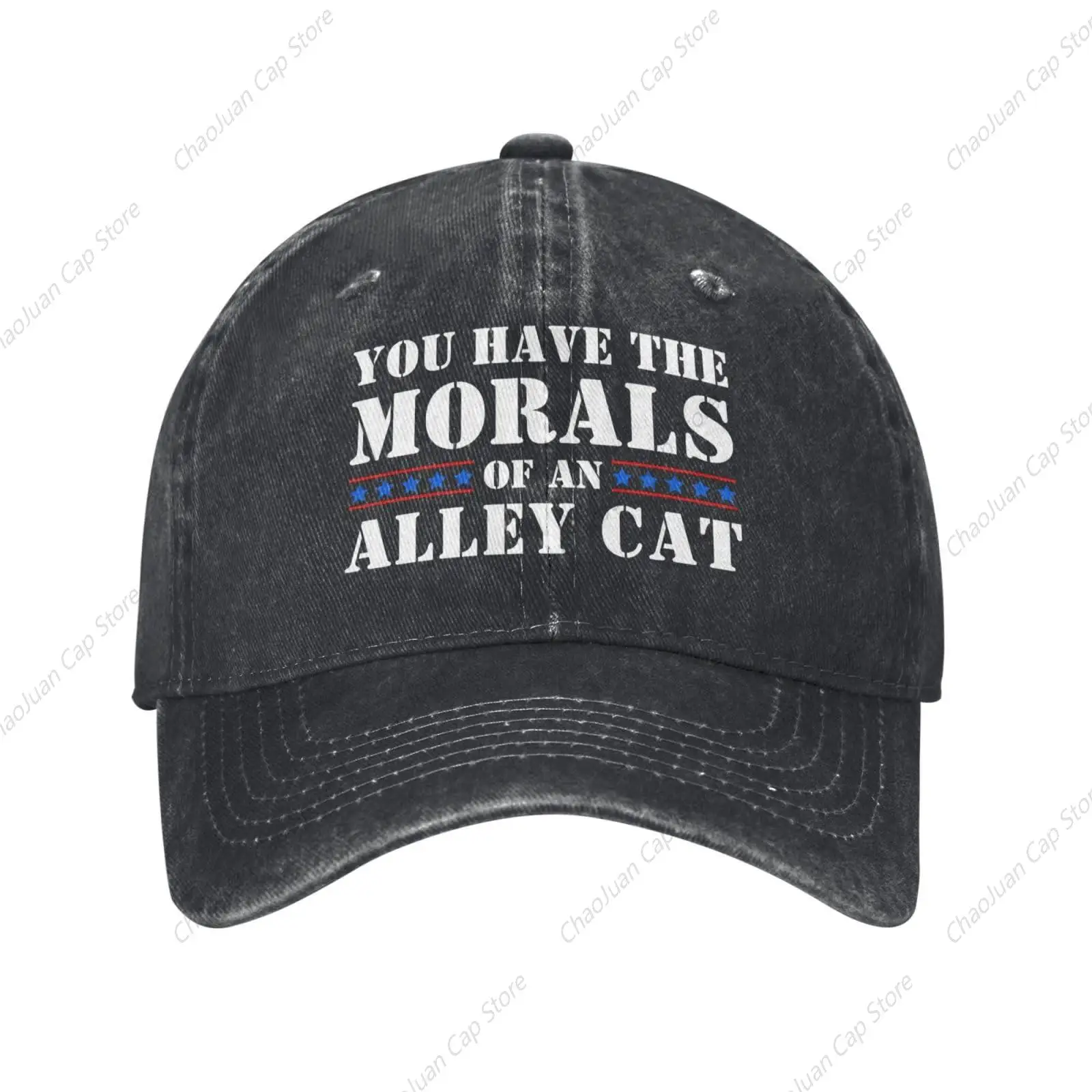 

You Have The Morals of an Alleys Cat Hat Pro Voting Trump 2024 Trucker Hat Men Women Baseball Caps