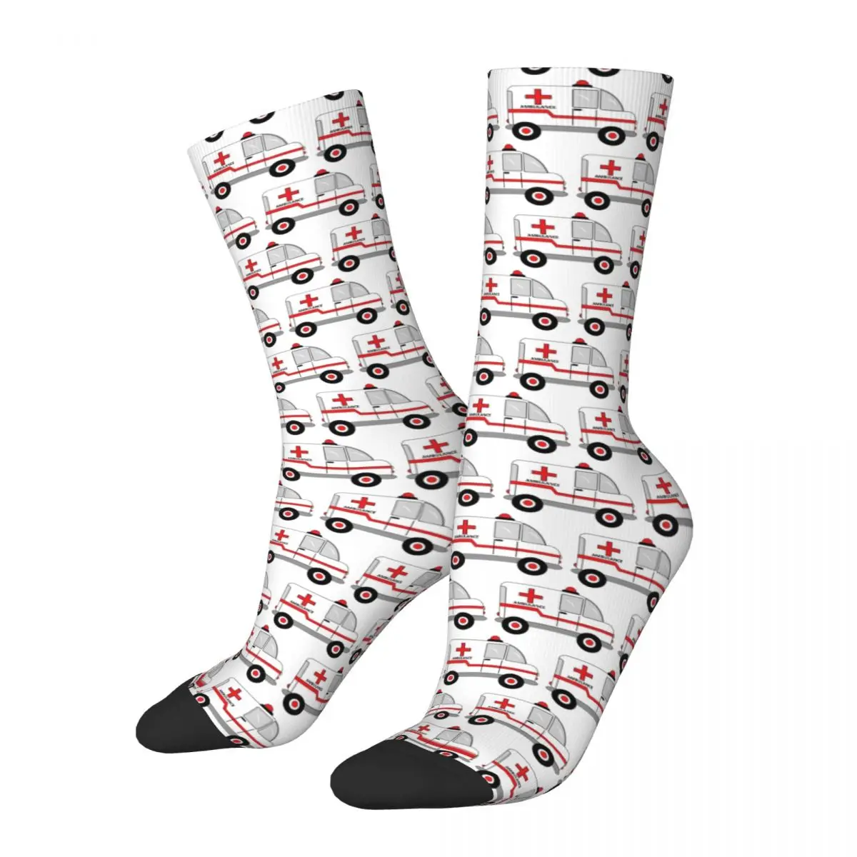 

Ambulance Socks Harajuku Super Soft Stockings All Season Long Socks Accessories for Man's Woman's Birthday Present