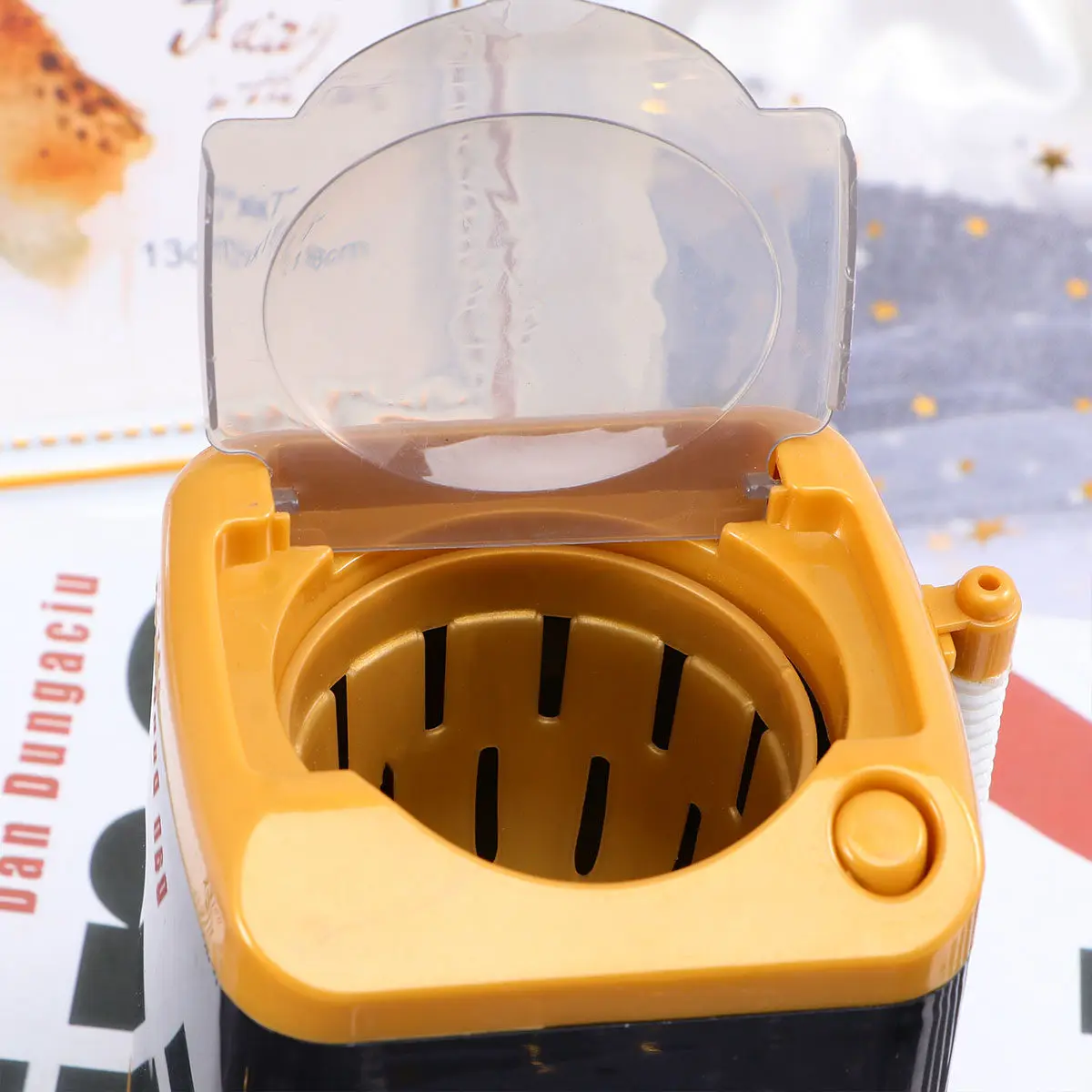 1Pcs Mini Washing Machine Electric Appliance Creative Drain Basket Pretend Play Kitchen Enhance Hands-on Skills