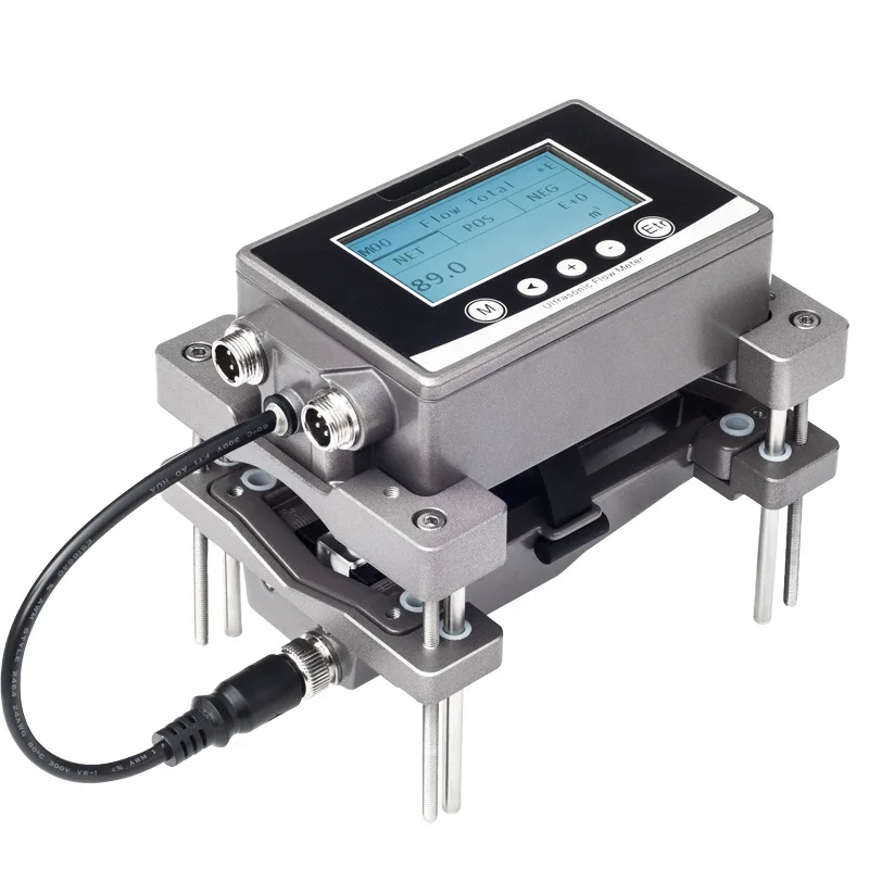 DN15 DN20 0-60 0-100 Clamp-on Mini Ultrasonic Flow Meter for Small Pipe Low Flow High Precision External Mount