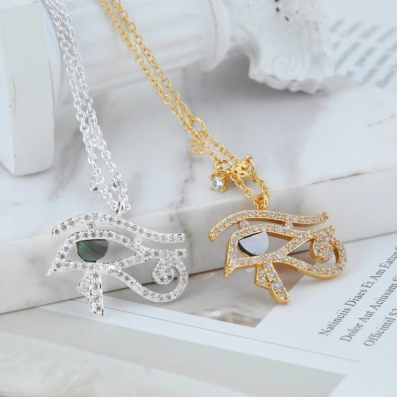 

Подвеска-шарм из стерлингового серебра S925 с креативным дизайном в виде глаза, элегантное женское ожерелье, легкий люксовый аксессуар