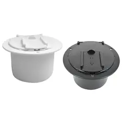 Generic Electrical Cable Hatch Direct Replace Round Simple Installation RV Accessories Power Cord Hatch Cover Door Hardware