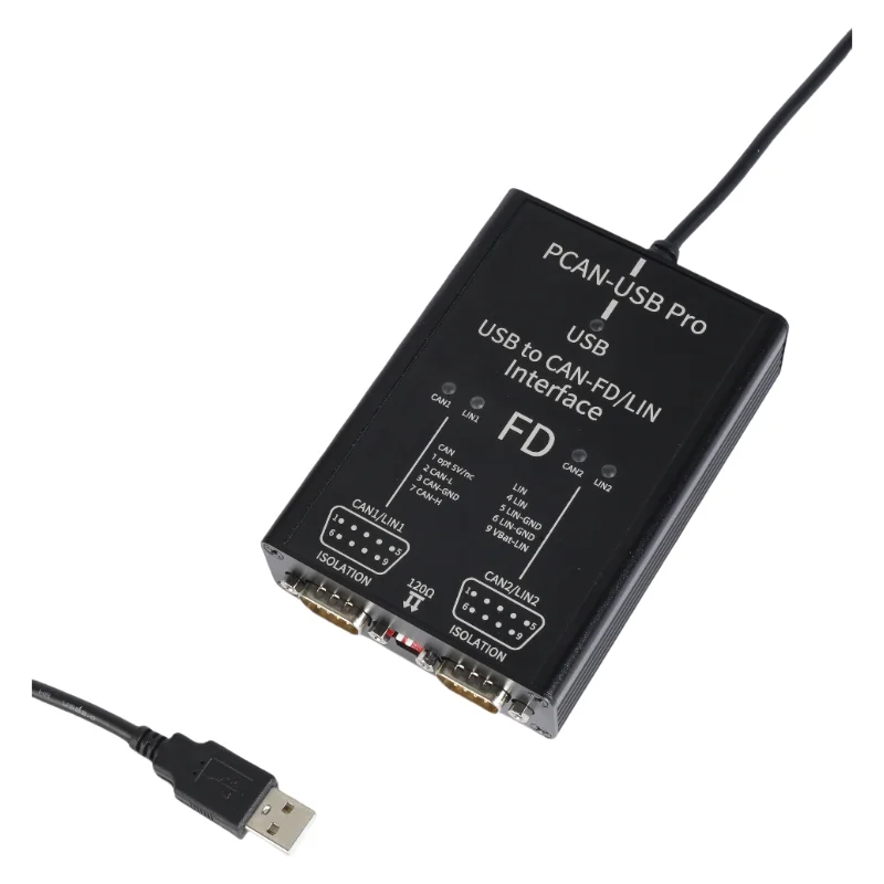 PCAN-USB Pro FD Dual Channel CAN compatible with IPEH-004061 Supporting Vector CANoe