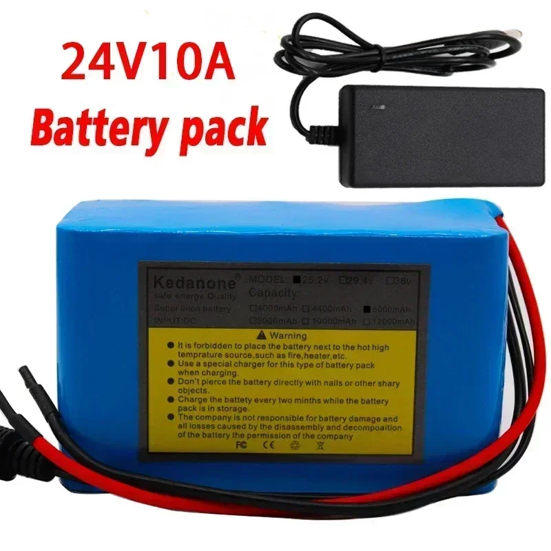 

100% New 24V 6Ah 6S3P 18650 Battery Lithium Battery 25.2v 6000mAh Electric Bicycle Moped /Electric/Li ion Battery Pack+Charger