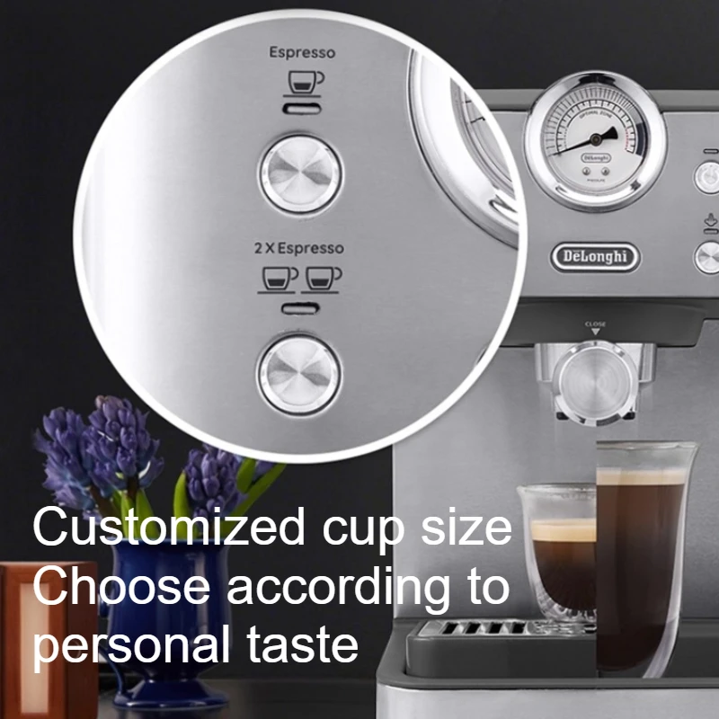 طاولة القهوة للمؤتمرات شبه الأوتوماتيكية ماكينة القهوة على الطراز الإيطالي مضخة صغيرة ضغط الحليب Frother المنزل مكتب استخدام Couchtisch