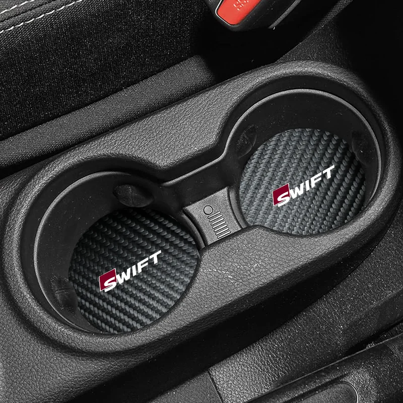 

Car water coaster storage slot mat car interior decoration supplies suitable for Suzuki Swift Jimny SX4 Vitara Ignis Alto Baleno