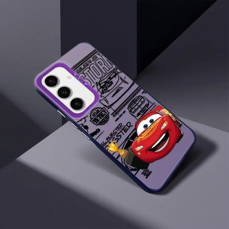 Custodia morbida per Samsung Galaxy A53 A73 A35 A26 A36 A72 A51 A56 A55 A54 A52 A71 Disney Lightning McQueen