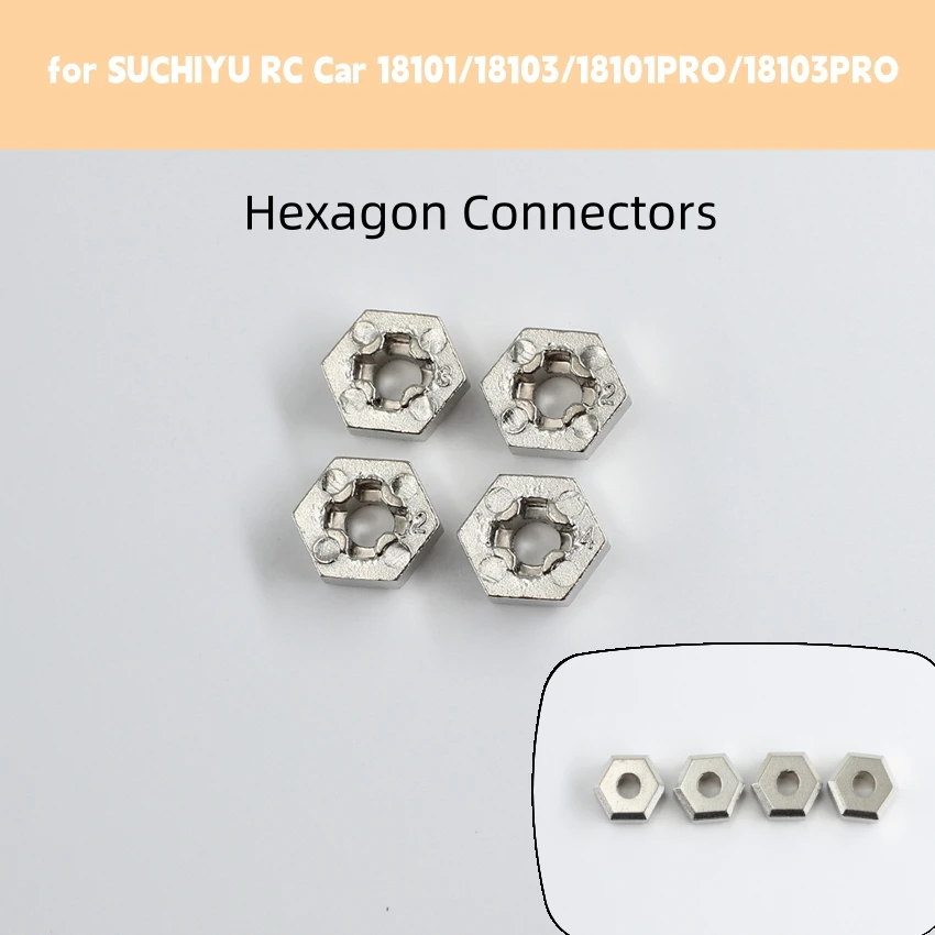 

Для SUCHIYU RC Car 18101/18103/18101PRO/18103PRO металлический шестигранный разъем 1:18 RC автомобильные игрушки аксессуары