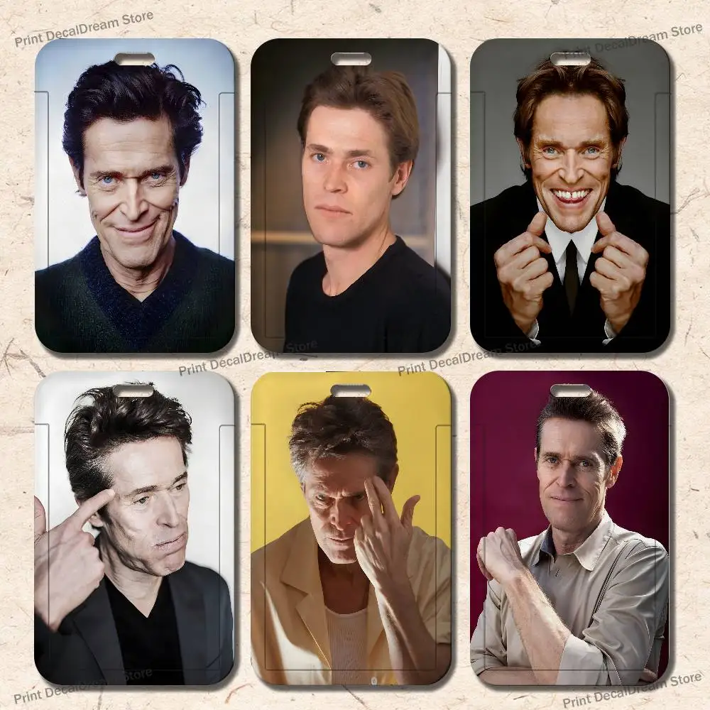 

W-Willem Dafoe T-Thomas Wake Keychains Jet Manga Embroidery Fashion Key Tag Jewelry Accessory Key Ring Holder Gift Anime Fan