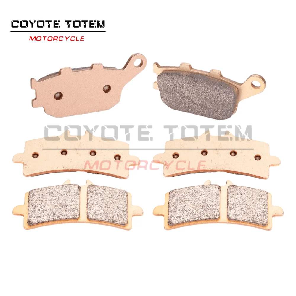 Motorcycle metal sintered front and rear brake pads for Suzuki GSX-S 1000 L6/L7/L8 (bare/non-ABS) 2016-2019