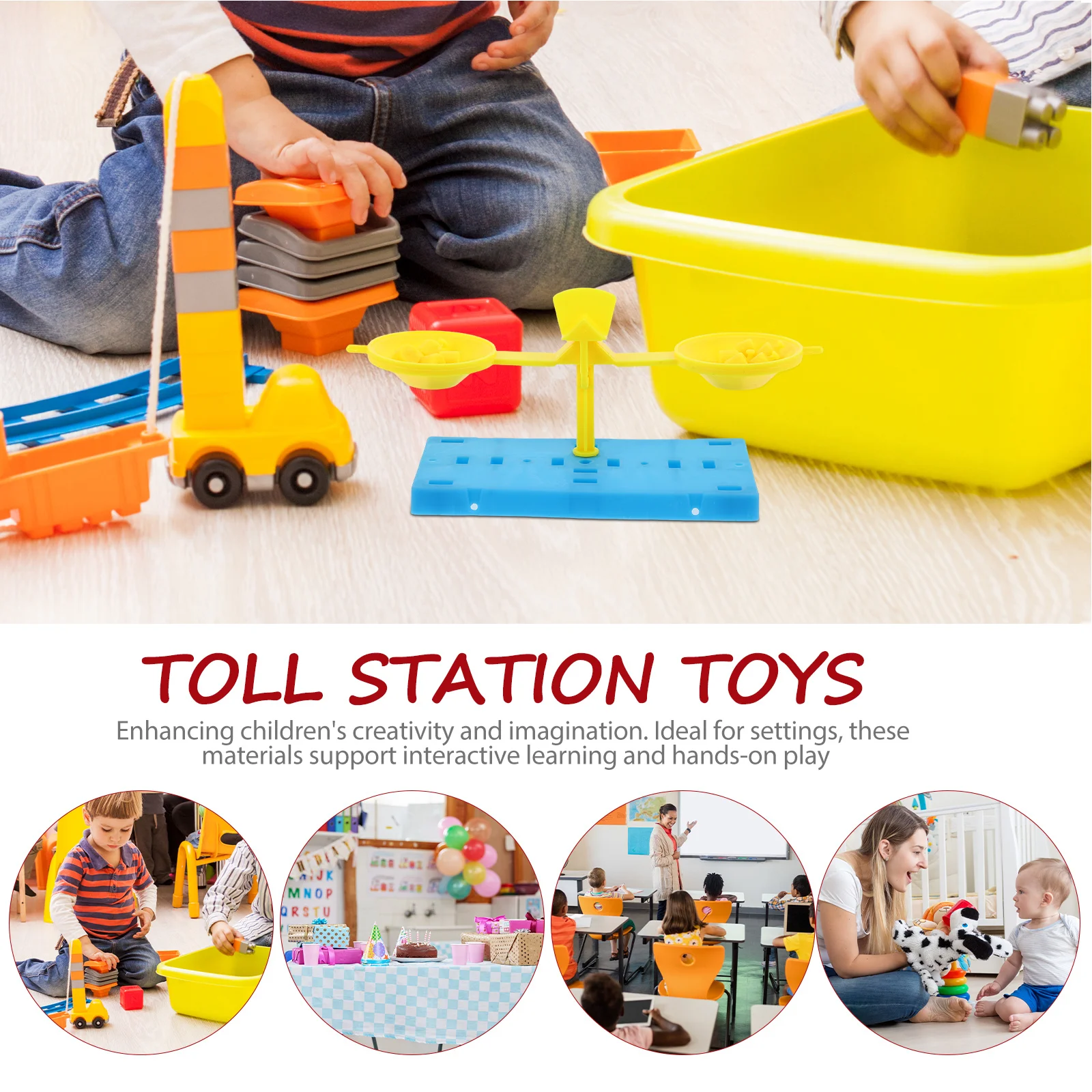 1 set 1 set Diy Stem Weegschaal Plastic Wiskunde Wetenschap Leermiddel Voor Klaslokaal Leeractiviteit Kinderen Educatieve Hendel