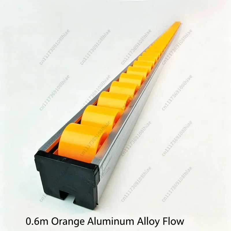 Woodworking Flow Roller Track Aluminum Alloy Fluent Rail Sliding Strip 0.6m-1m for Workshop Push Saw Edge Banding Equipment