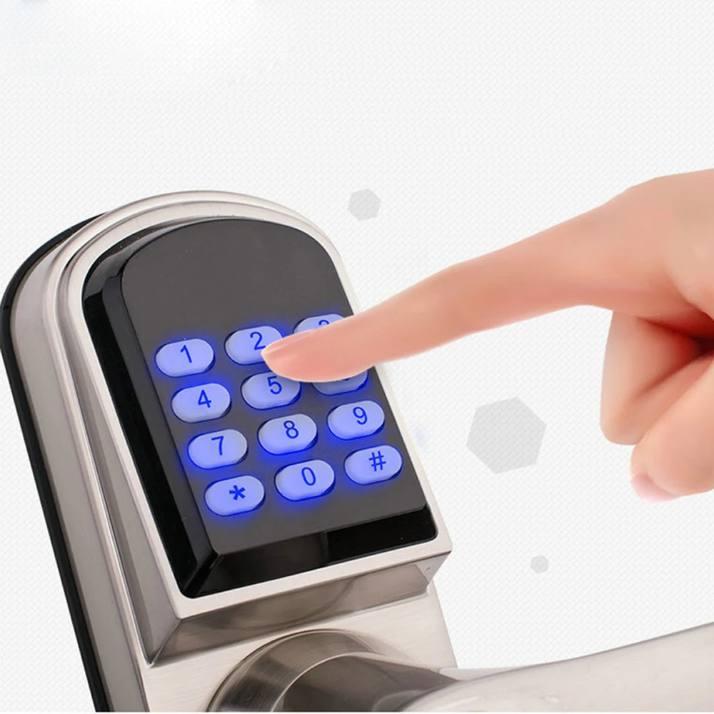 

Digital Electronic Code Keyless Keypad Security Entry Door Lock Right Hand Knob