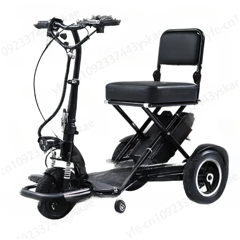 

For Seniors Mobility Scooters Disabled Three Wheeler Trike 48V12A40-50KM Folding Electric Tricycle