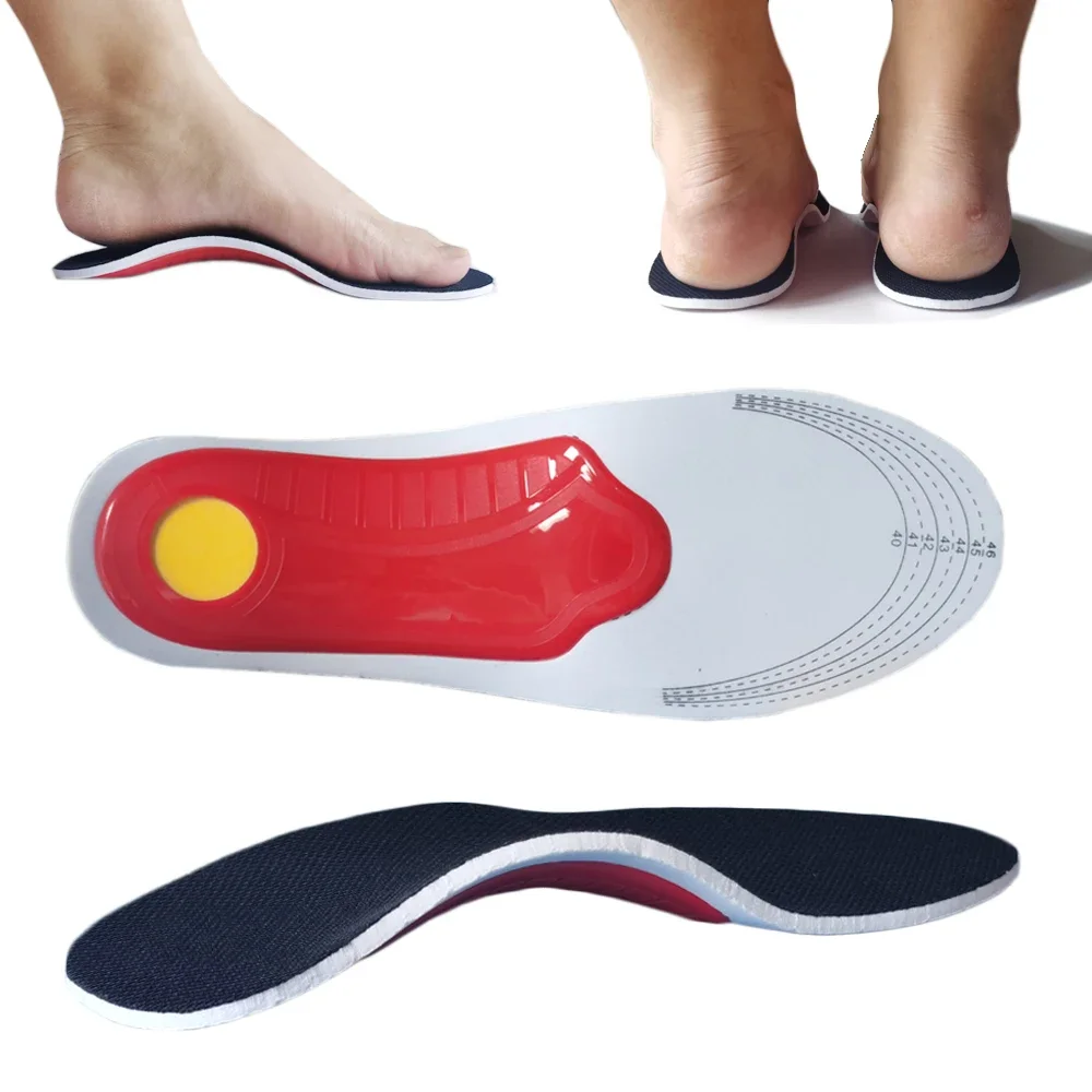 Flat Foot Orthopedic Insoles for Men Women Working Shoes Orthotic Arch Support Sports Insoles for Feet Plantar Fasciitis Relief