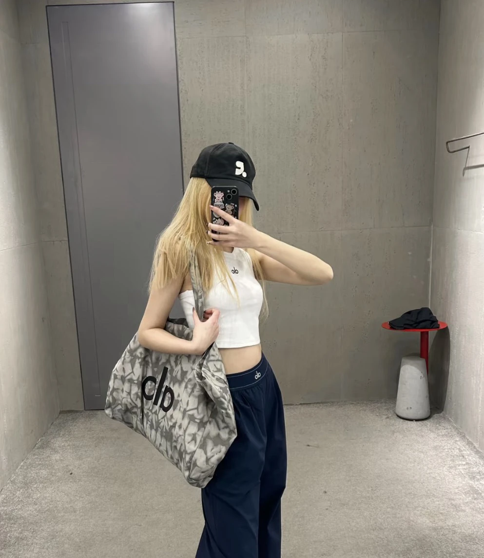 

Summer Slim Short Spice Girl Threaded Slimming Sports Fitness Yoga Cotton Printed Crew Neck Sling Vest