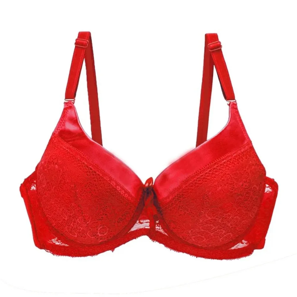 1 unidad de sujetador de talla grande, sujetador con aros de encaje, sujetador moldeador de pecho, copas delgadas, tazas,екек =>ь Бюстгальт Heiы Ropa Interior Femenina 브 Ramon