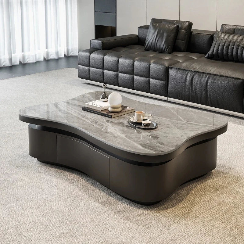 Nordic Modern Coffee Table Living Room Decoration Minimalist Aesthetic Coffee Table Simple Designer Couchtisch Home Furniture
