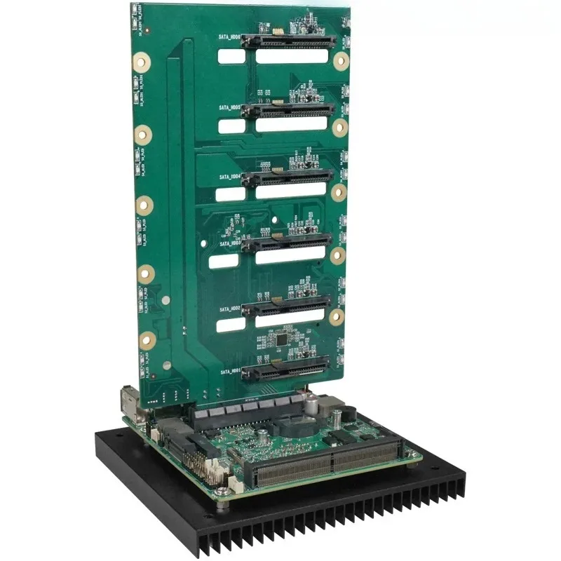 Software Routing Board, N100 Quad Core DDR5 Embedded Motherboard, Dual 2.5G Network Card NAS Mainboard for 3D Printing